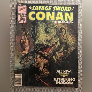 VINTAGE COMIC THE SAVAGE SWORD OF CONAN THE BARBARIAN NO. 20, VOL 1, JULY 1977